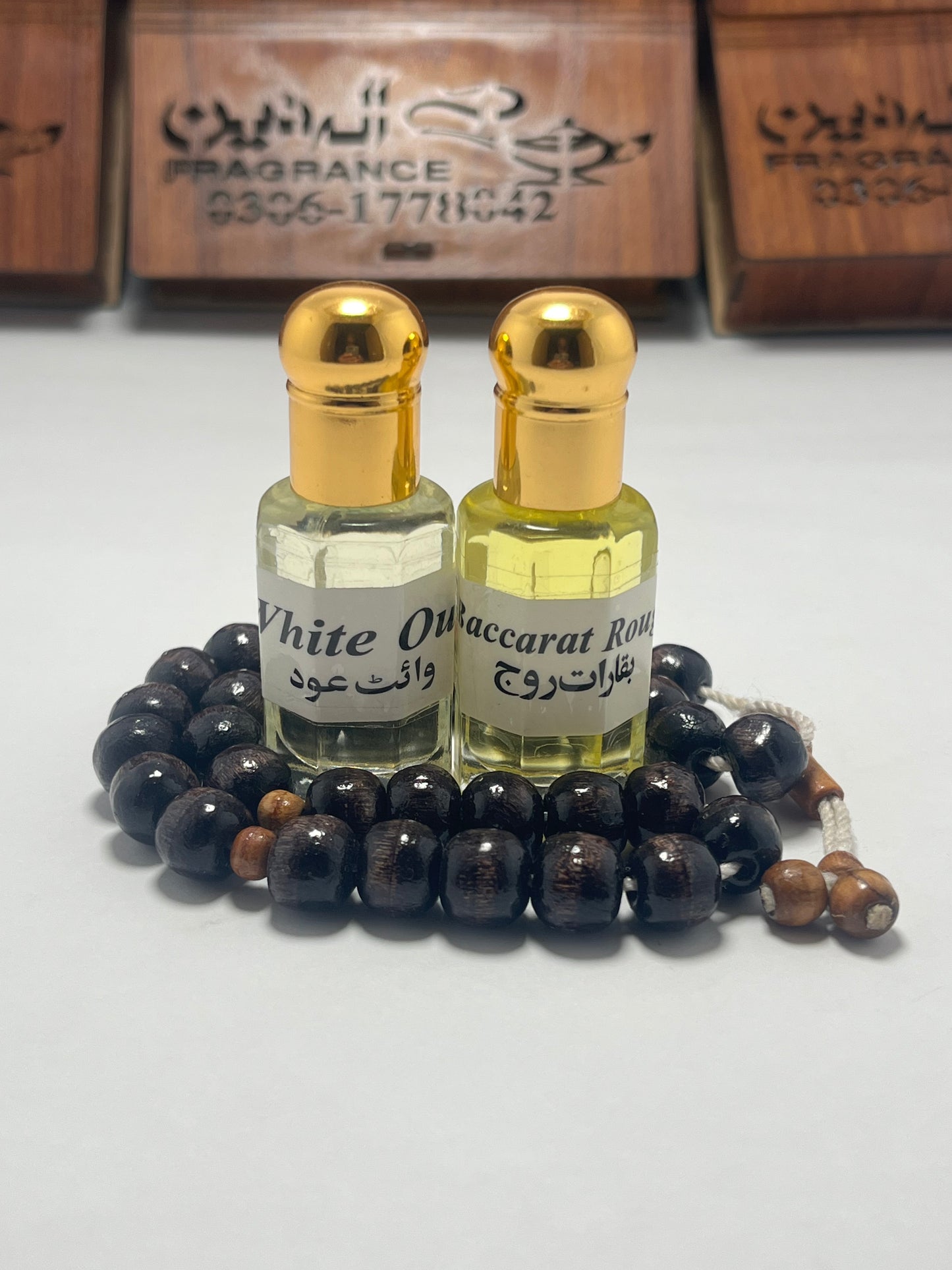 Luxury Attar Combo Deal: Baccarat 12ml + White Oud 12ml (Special Quality)