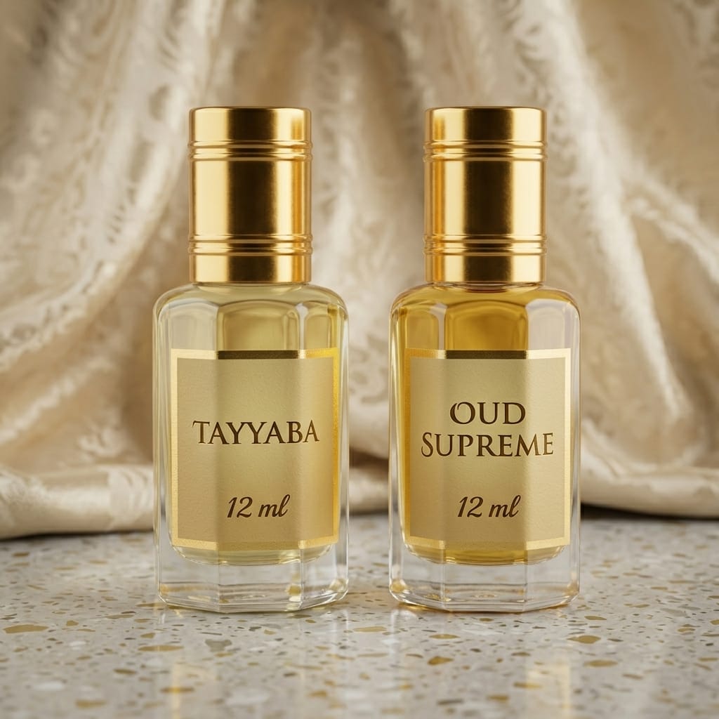 Oud Supreme 12ML + Tayyaba 12ML Premium Attar Deal