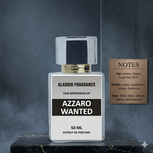 AZZARO WANTED PERFUME FOR MEN 50ML