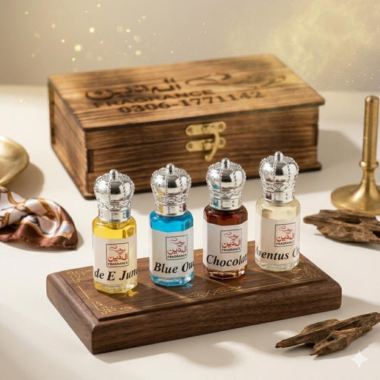 Vip 100%Pure 4 Attar Deal (Premium Quality) 6ml Each